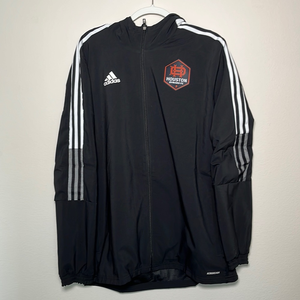 Houston Dynamo FC adidas Aeroready Pullover Jacket, Large